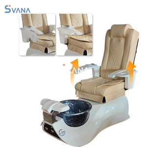 คุณภาพสูงเฟอร์นิเจอร์ร้านเสริมสวยไฟฟ้ากลับเท้านวดสปาเล็บเท้าเก้าอี้พร้อมปั๊มระบายน้ํา - Product Image 3