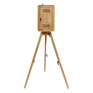 Oak Wooden 12.9 Ipad Photobooth With Printer Stand DSLR Vintage <strong>Photo</strong> <strong>Booth</strong> Shell For Parties &amp; Events With Flight Case - Product Image 5