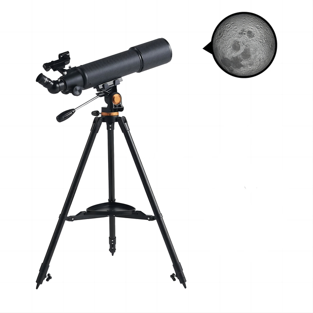 Factory Supply High Quality Powerful Telescope 80500 Outdoor Reflector Astronomical  Carbon Fiber Telescope 50080 for Kids
