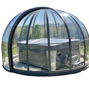 Casa Burbuja de Cristal Transparente para PC, Domo de Cristal para Hotel al Aire Libre, Tienda Iglú de Diseño Moderno - Product Image 4