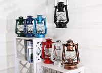 Lampes à huile de grande capacité pour usage intérieur, lampe à huile avec bouton de contrôle du feu, lampe à kérosène avec mèches