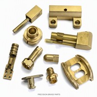 Composants en laiton usinés CNC à filetage simple, service d'usinage sur mesure ISO 9001
