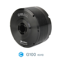 Moteur sans balais robuste Cubemars G100 KV10 à arbre creux de grand diamètre pour pod de véhicule autonome