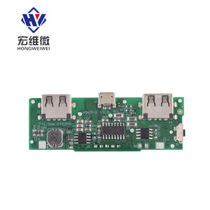 Módulo de Carga con Pantalla Digital Micro Hongwei, 5V 2.4A, Salida USB Dual, Carga de Batería de Litio - Product Image 1