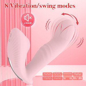 Wearable <b>Remote</b> <b>Control</b> Suction <b>Vibrating</b> Thrusting Silicone Waterproof Massager 8 Frequencies USB Charging Adult Sex Toy Female - Product Image 3
