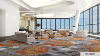 Meilleure vente de tapis de haute qualité mur à mur imprimé en 3D personnalisé de luxe pour hôtel et salle de bal