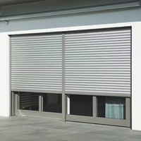 Volets Roulants Extérieurs en Aluminium au Design Moderne à Ouverture Verticale, Sécurité Renforcée et Matériau en Alliage d'Aluminium Durable