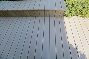 Planches de <span class=keywords><strong>bois</strong></span> faciles à <span class=keywords><strong>nettoyer</strong></span> de haute qualité Wpc Co-Extrusion Decking <span class=keywords><strong>pour</strong></span> <span class=keywords><strong>terrasse</strong></span> - Product Image 5