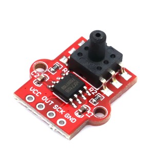 وحدة استشعار الضغط الساخنة من تيار مستمر بجهد 5 فولت 0-40 كيلو باسكال متصلة بأنبوب ناعم لوحة مياه رقمية سائلة لاردوينو - Product Image 2