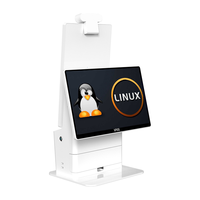 Système Pos à écran tactile de 15.6 pouces tout en un caisse enregistreuse de bureau avec imprimante thermique de 80mm Scanner de codes à barres pour restaurant