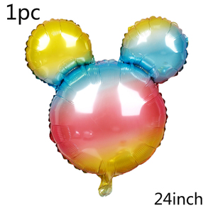 Ballons en aluminium en forme <span class=keywords><strong>de</strong></span> tête <span class=keywords><strong>de</strong></span> <span class=keywords><strong>Mickey</strong></span> et Minnie, design <span class=keywords><strong>de</strong></span> personnages <span class=keywords><strong>de</strong></span> dessins animés, gonflables à l'hélium - Product Image 5