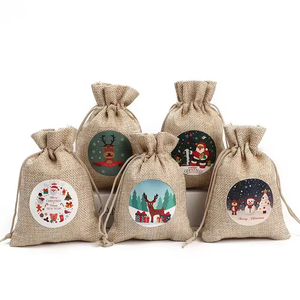 Bolsas de Yute Personalizables de 13*18cm con Cordón, Bolsitas Reutilizables de Arpillera para Compras, Bolsas de Yute para Uso Doméstico, Bolsas para Pelucas - Product Image 6
