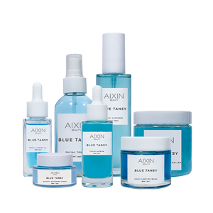 Etichetta privata cura del viso Anti-infiammatori ridurre l'acne calmante schiarente purificante pulizia idratante blu Tansy cura della pelle Set - Product Image 6