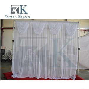 Wedding Pipe and Drape Kit Telescopic Backdrop Stand Adjustable Pipe and Drape Kit Wholesale Backdrop Stand for Sale - Product Image 4