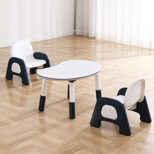 Ensembles <span class=keywords><strong>de</strong></span> tables et chaises modernes en plastique durables pour <span class=keywords><strong>la</strong></span> <span class=keywords><strong>maternelle</strong></span>, les cours <span class=keywords><strong>de</strong></span> tutorat pour enfants, l'éducation préscolaire et les élèves du primaire - Product Image 6