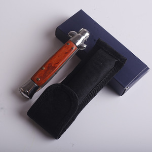 סכין טקטית מתקפלת להגנה עצמית של המאפיה האיטלקית, מתכתית, ניידת לשימוש חיצוני, קשיות גבוהה, עם נדן דרקון בוץ. - Product Image 6