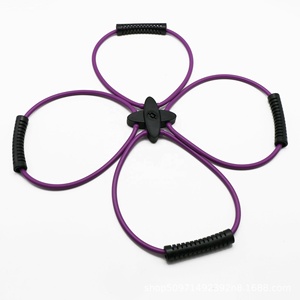 Multi funzionale doppio Cross Pull a 8 cifre per la casa Yoga Fitness Unisex <span class=keywords><strong>fascia</strong></span> <span class=keywords><strong>elastica</strong></span> resistenza corda X yoga petto espandere - Product Image 6