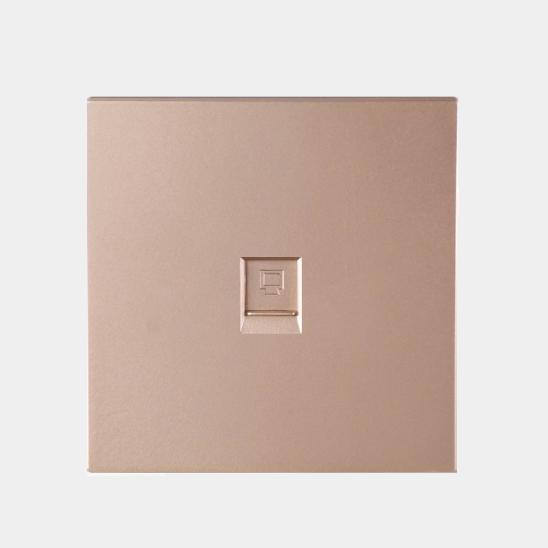 Сетевая Панель RJ45 с одним и двумя портами, из АБС-пластика с одной лицевой панелью, в наличии три цвета