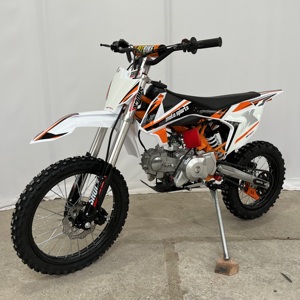 <span class=keywords><strong>Moto</strong></span> tout-terrain JINBANG DIRT BIKE 125cc, Pit Bike, certification CE, moteur 4 temps refroidi par air, démarrage électrique, vitesse maximale - Product Image 2