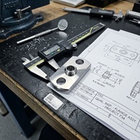 Pièces de tournage et de fraisage CNC en titane de précision OEM ODM, alliage de titane de grade 2/5, support haute résistance-poids, certifié ISO 9001