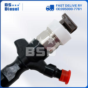 หัวฉีดคอมมอนเรลใหม่เอี่ยม 23670-30300 23670-0L010 หัวฉีดน้ำมันเชื้อเพลิง 095000-7761 สำหรับรถยนต์โตโยต้า ไฮลักซ์ 2KD ไฮเอซ 2.5D 2KD-FTV - Product Image 6