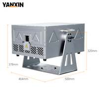Projecteur laser RGB professionnel 50W pour extérieur, IP65, animation couleur intégrale, ILDA FB4, faisceau laser pour spectacle paysager et festival