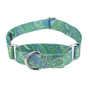 소형 ~ 중형 개를 위한 럭셔리 맞춤형 인쇄 승화 조정 가능한 폴리에스터 <span class=keywords><strong>Martingale</strong></span> 개 목걸이 - Product Image 3