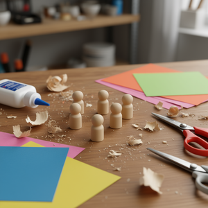 ILAN Tappi in Legno per Pupazzi 35mm per Progetti Creativi - Product Image 3