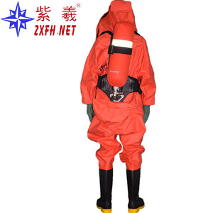 Combinaison de protection chimique intégrée au respirateur Zixi, combinaison de protection chimique robuste, entièrement scellée - Product Image 4