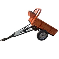 Mini-tracteur agricole à deux roues avec remorque pour l'agriculture et les mini-cultivateurs