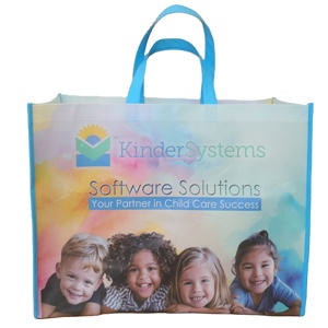 Eco Non Woven Fabric Carry Shopping and Promotion Ultrasonic Heat sealed Customized Printed TNT ORGANIC <b>BAG</b> - Product Image 2