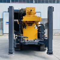 Pompe de forage rotative sur chenilles JDT JDQZ-1000, moteur diesel Cummins, tout-terrain, pour puits d'eau, certifiée CE, profondeur maximale 1000 m