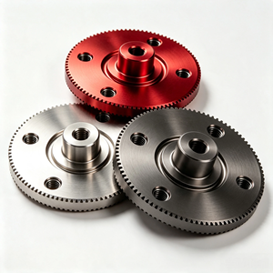 Engrenages usinés CNC sur mesure, engrenages droits, coniques et hélicoïdaux de précision, engrenages de transmission personnalisés en aluminium, acier et plastique, fabrication OEM à partir de dessin - Product Image 2