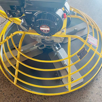Ponceuse à béton autotractée de 1 mètre à moteur thermique avec boîte de vitesses, haute efficacité, type poussé à la main, truelle mécanique