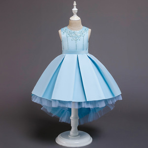 Children's Princess Dress Pink A-Line Tutu Skirt Sweetheart Neckline Flower Girl Dress Performance Costume - Product Image 3
