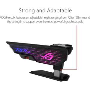    Support de carte graphique ROG Herculx en alliage de zinc massif, installation sans outil, éclairage RGB - Product Image 6