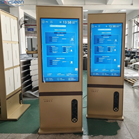 SKYSEEN Totem tactile sur pied personnalisé avec écran LCD, signalétique numérique et affichages LCD 5 pouces