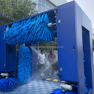 पूरी तरह से स्वचालित बुद्धिमान रोलर कार धोने घूर्णन ब्रश मशीन परियोजना 5 ब्रश मोबाइल carwash धोने कार उपकरण - Product Image 3