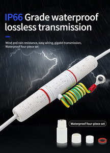 Уличный грозозащитный сетевой фильтр POE Gigabit RJ45 12-57В, водонепроницаемый, для систем видеонаблюдения, 2.5КА/5КА 60В - Product Image 3