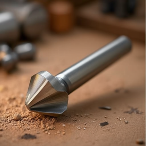 Ttake 90 Degree Countersink Hss Ta1230 Din 335 <b>C</b> 3 Flutes Cylindrical Shank For Metal Drilling - Product Image 3