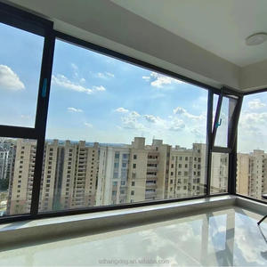 <span class=keywords><strong>Fenêtre</strong></span> à <span class=keywords><strong>battant</strong></span> inclinable en alliage d'aluminium au design moderne, double vitrage, isolante, insonorisée, pour salle de bain et villa - Product Image 1