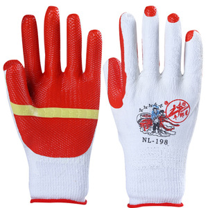 Guantes de Trabajo de Goma con Puntas de Dedos con Textura de Microdiamantes, Resistentes a la Abrasión, para Obras de Construcción, Reparaciones, Procesamiento de Metales - Product Image 4