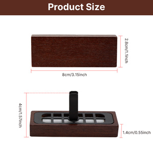 Ambientador de Madera Natural para Coche con Clip para Rejilla de Ventilación, Logotipo Personalizado, Aroma Ecológico de Fragancia Intensa, Aromaterapia para Aire Acondicionado de Coche - Product Image 2