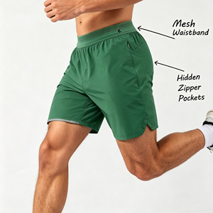 2026 Oem Logo Oversized Blank Custom <b>Men</b> Gym <b>Shorts</b> Custom Logo <b>Compression</b> Quick Dry Workout Running <b>Shorts</b> <b>Men</b> 5 Inch - Product Image 1
