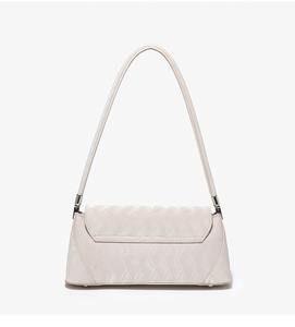 Bolso de hombro con patrón de diamantes multicolor Cerradura de metal Simple y elegante - Product Image 4