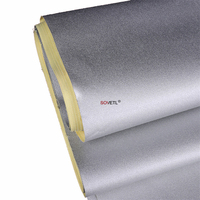 Tissu de papier d'aluminium d'aramide ignifuge de haute qualité pour l'isolation thermique, matériel industriel de vêtements de protection en gros