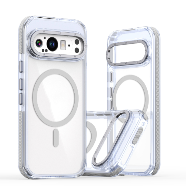 Clear Magnetic Case for Google Pixel 9 Pro XL-5G  Ultra-Thin Anti-Yellowing Acrylic Cover  Wireless Charging Compatible