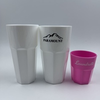 Verres à boire réutilisables compatibles lave-vaisselle, gobelets en plastique acrylique 500 ml, tasses en plastique acrylique