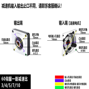 42crmo chính xác xoắn ốc bánh răng Hành Tinh giảm tốc cho 400W servo hộp số thiết bị tự động hóa giảm tốc pfk60 tỷ lệ 3-100 - Product Image 3