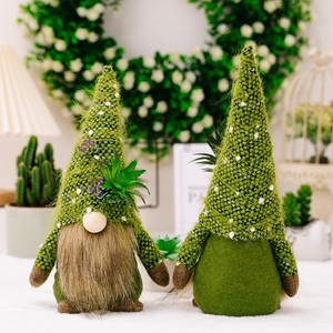 Decoración Navideña <span class=keywords><strong>de</strong></span> Peluche Hecha a Mano, Santa Claus Tejido, Tomte Escandinavo Ecológico con Base Ponderada para <span class=keywords><strong>Mesa</strong></span> <span class=keywords><strong>de</strong></span> <span class=keywords><strong>Navidad</strong></span> - Product Image 6